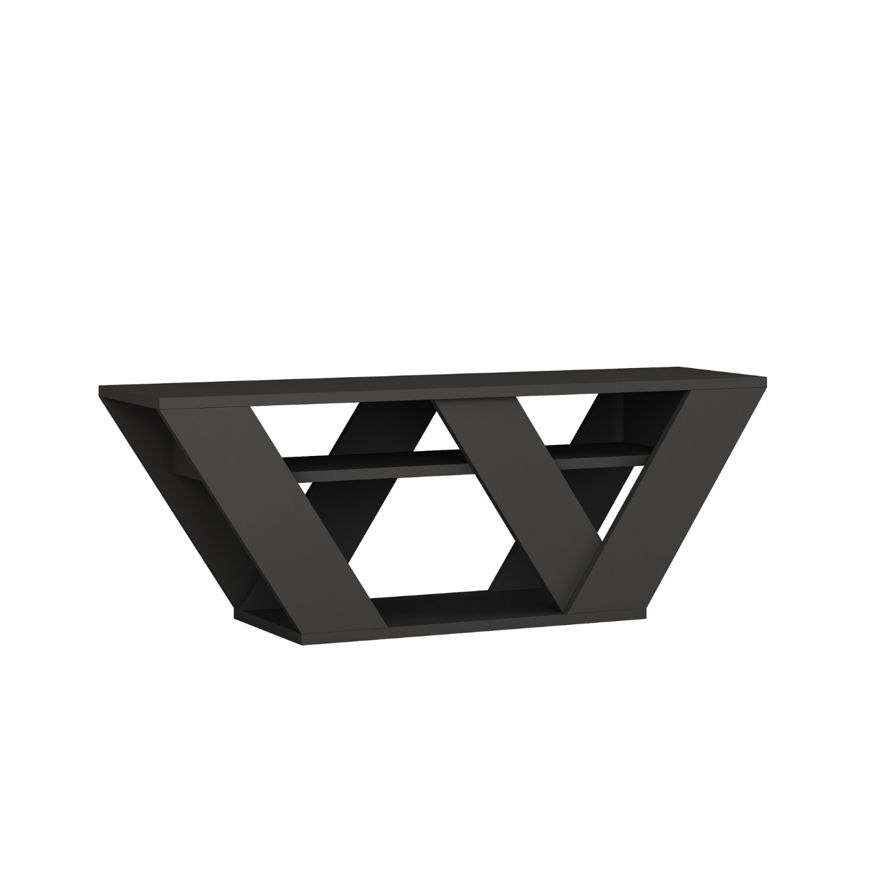 Pipralla TV Stand - Anthracide - 2