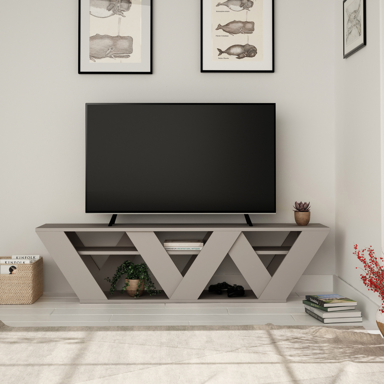 Ralla TV Stand - Mocha