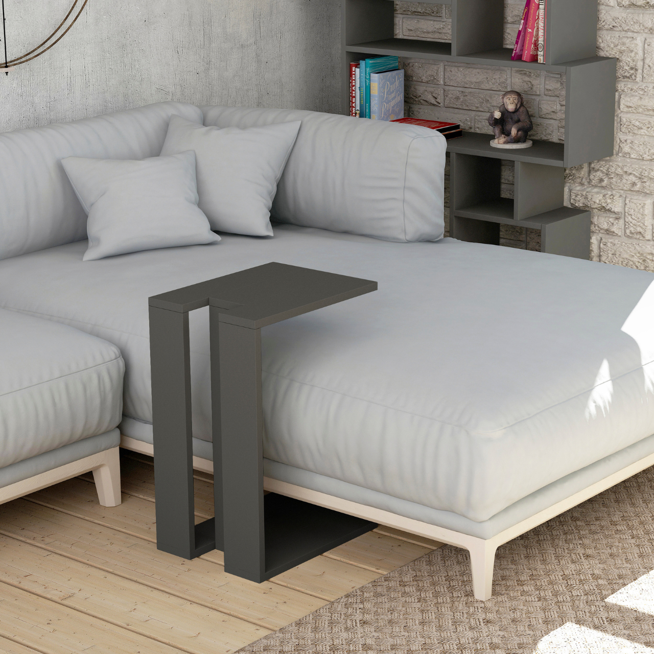 Muju Side Table - Anthracide - 2
