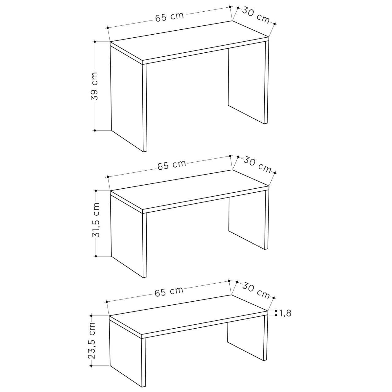 Kanta Coffee Table - Anthracite Mocha - 3