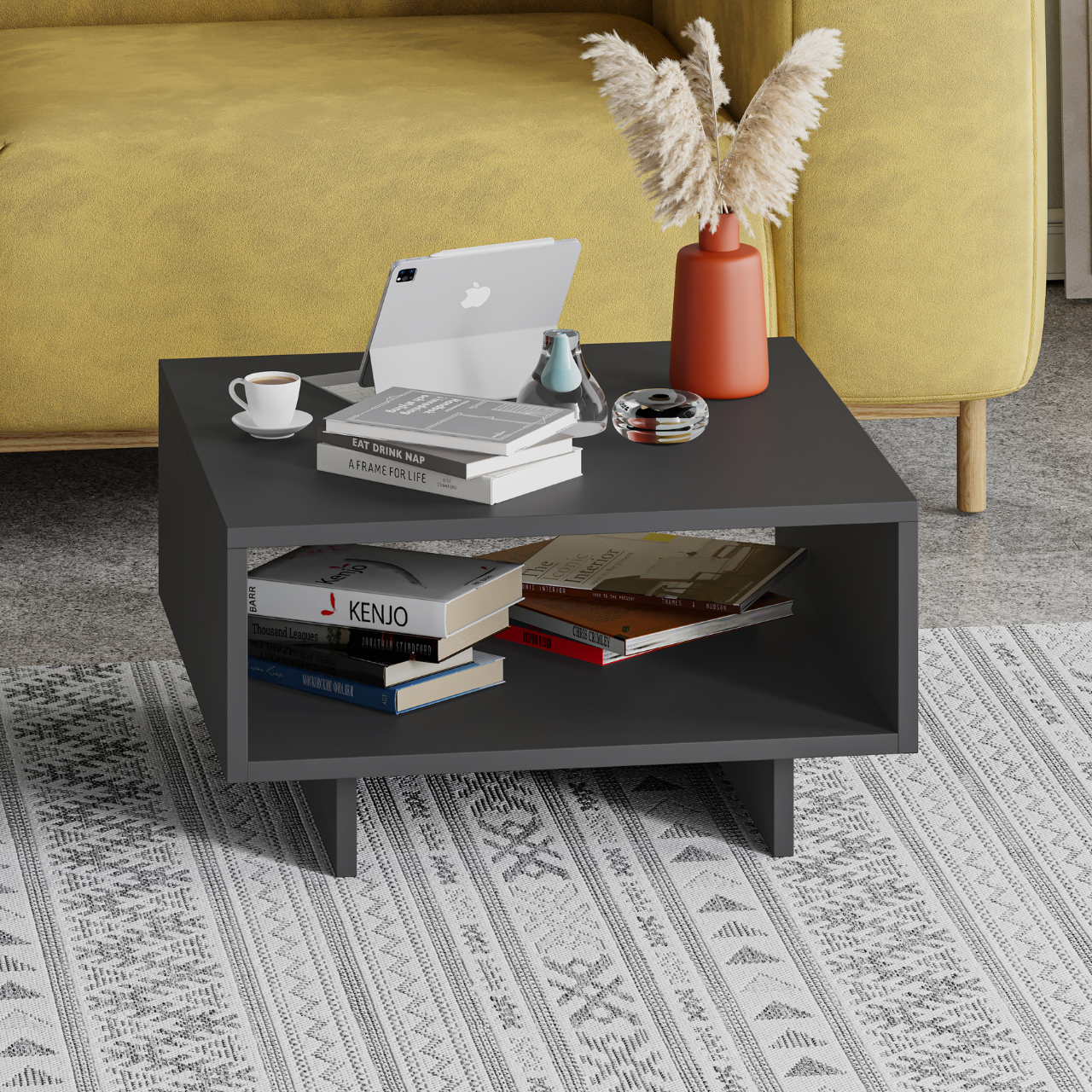 Hola Coffee Table - Anthracite - 7