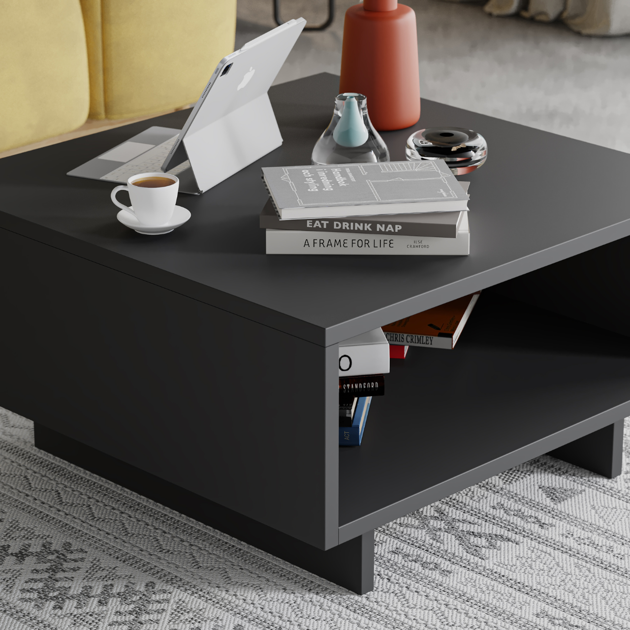 Hola Coffee Table - Anthracite - 8