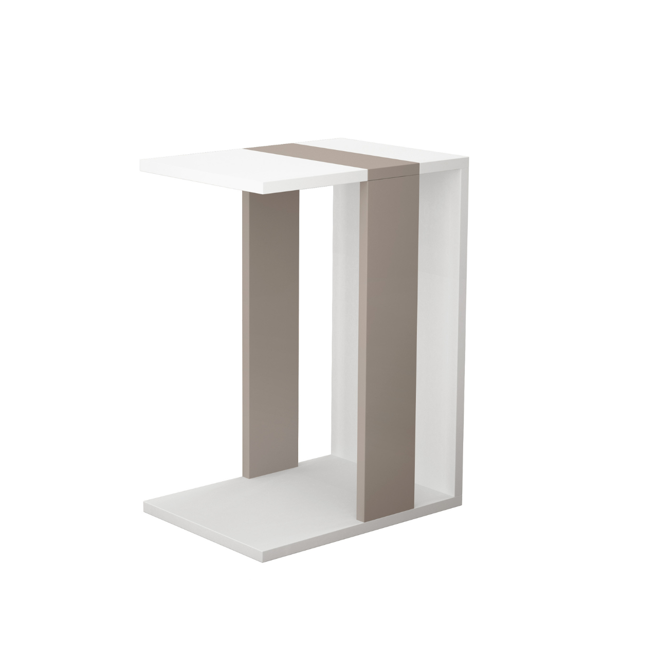 Zetti Side Table - White Mocha - 2