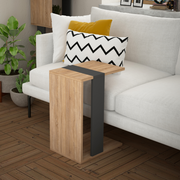 Zetti Side Table - Anthracite Oak - 1