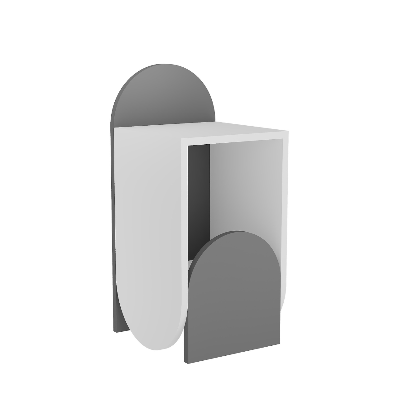 Nun Nightstand - White - 2
