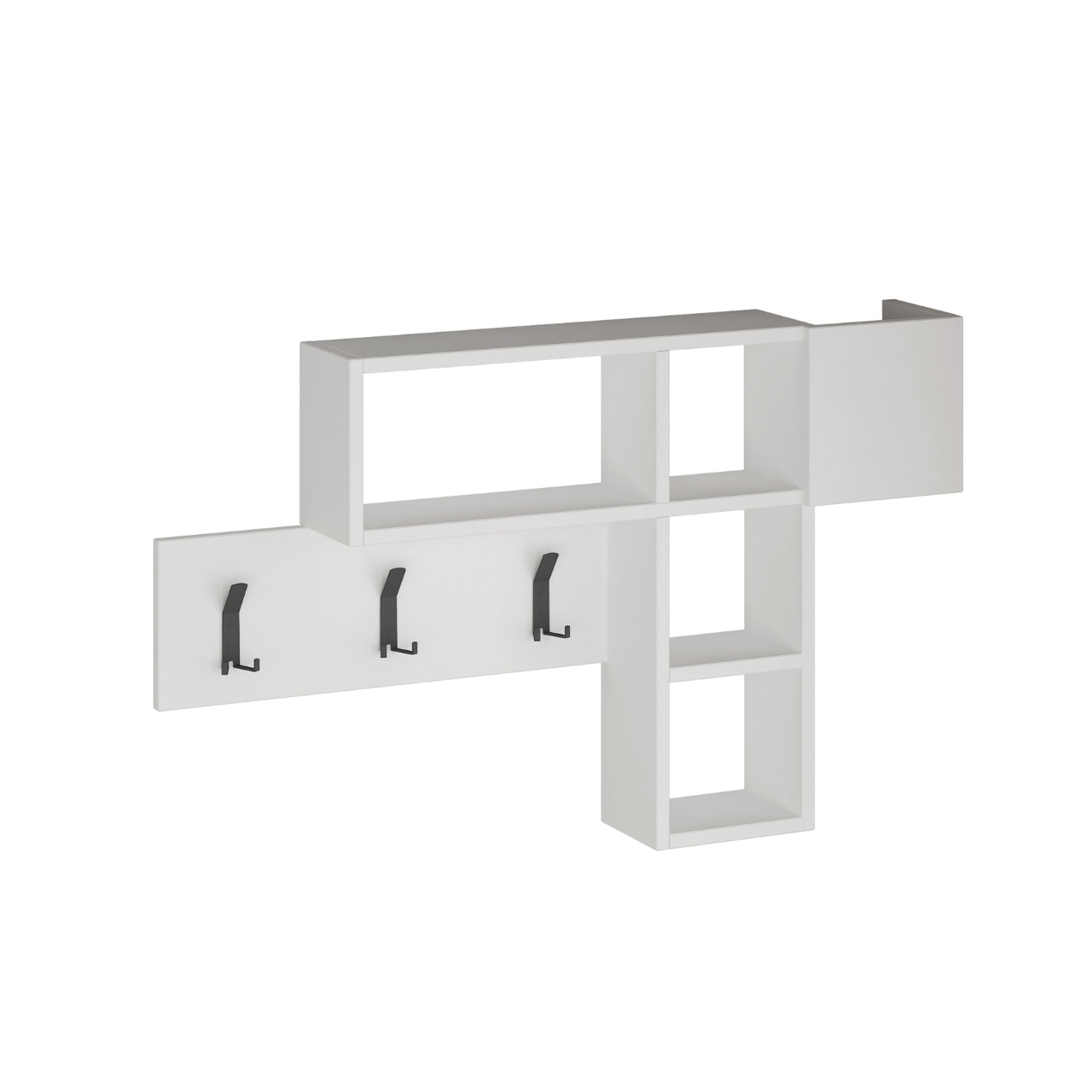 Game Storage Coat & Hat Rack - White - 2