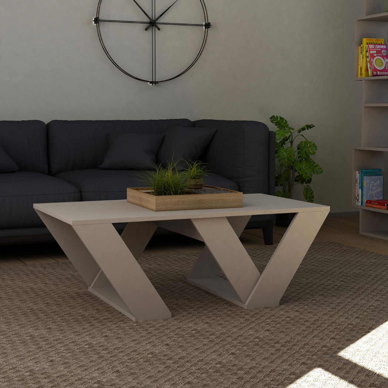 Pipra Coffee Table - Light Mocha - 1