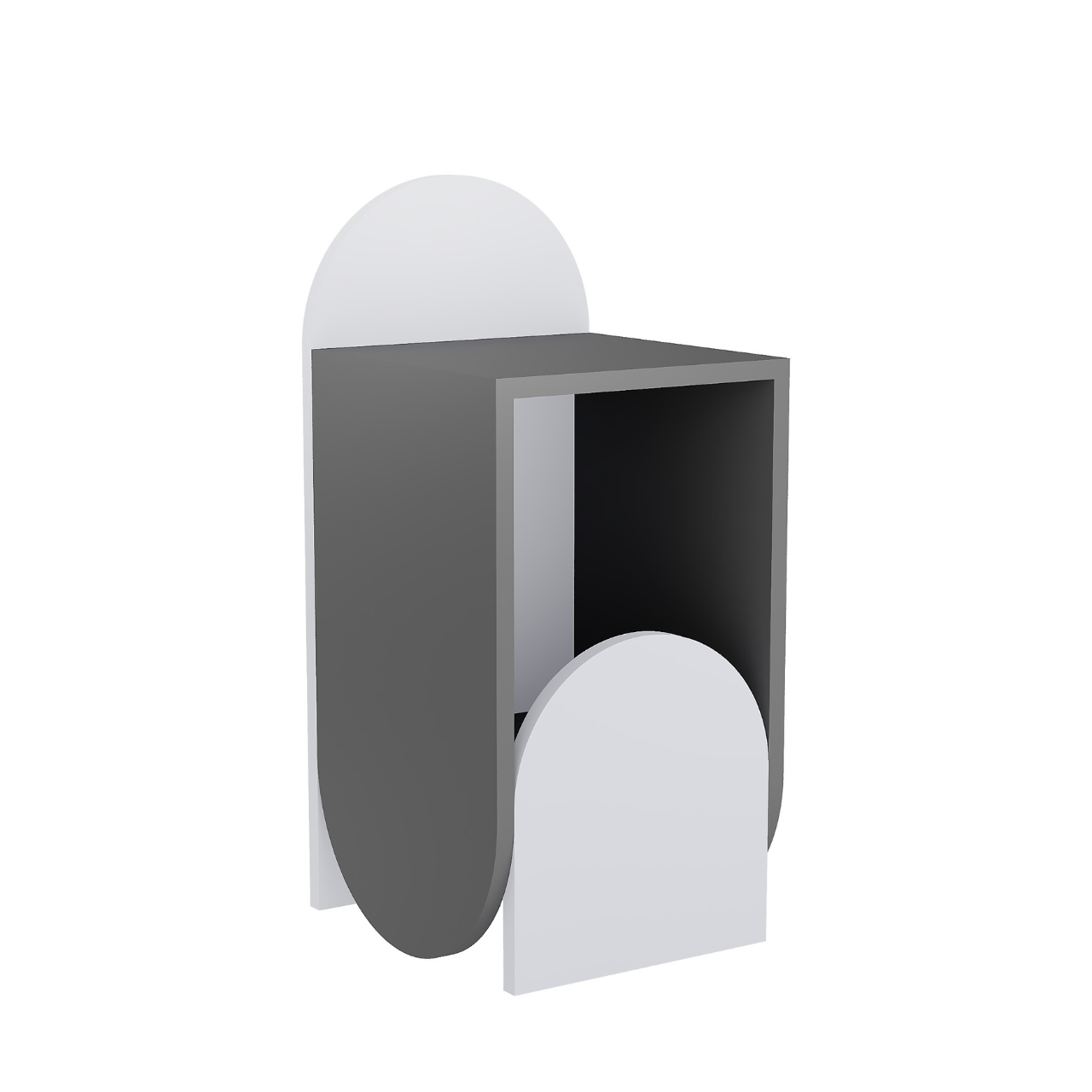 Nun Nightstand - Anthracite - 2