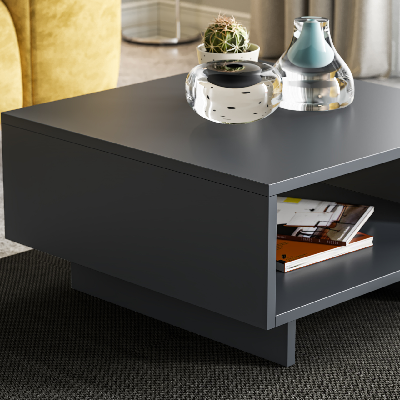 Hola Coffee Table - Anthracite - 5
