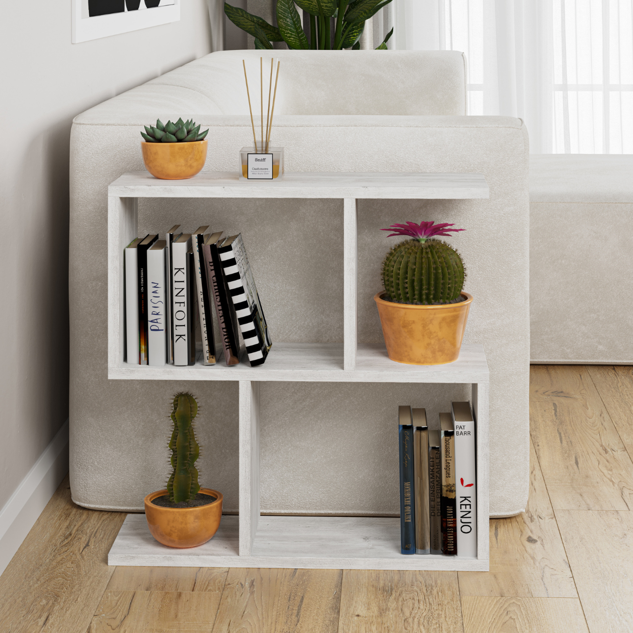 Homemania Side Table - White - 1