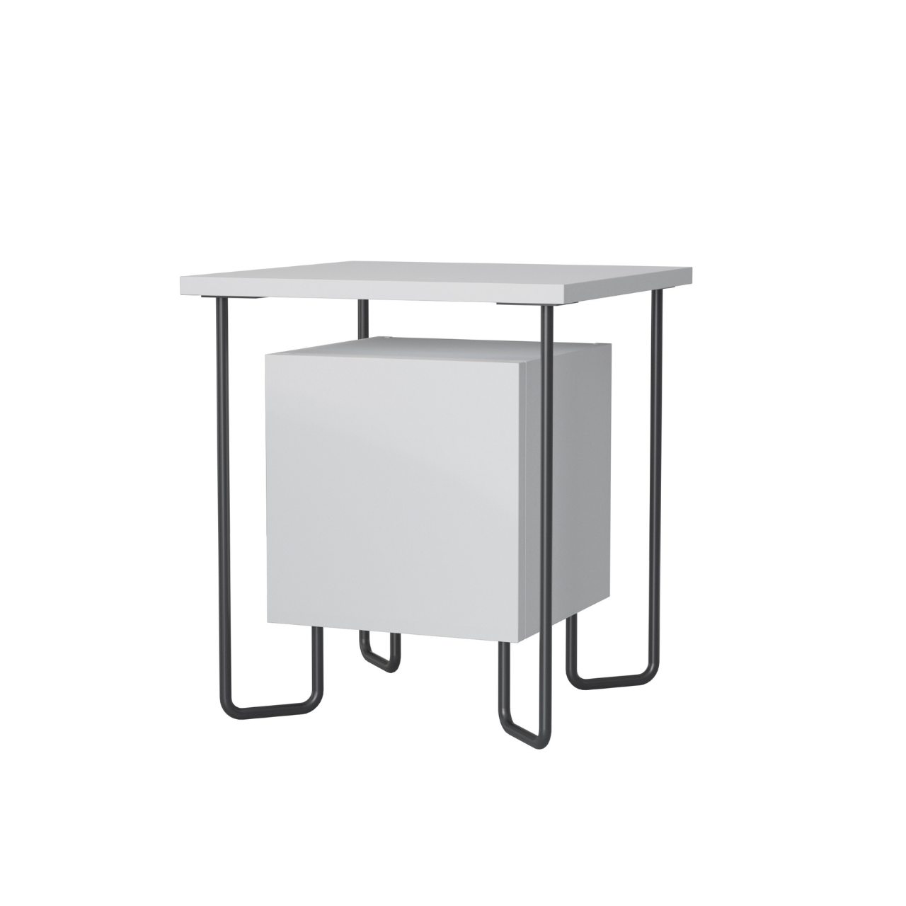 Acres Nightstand - White - 2
