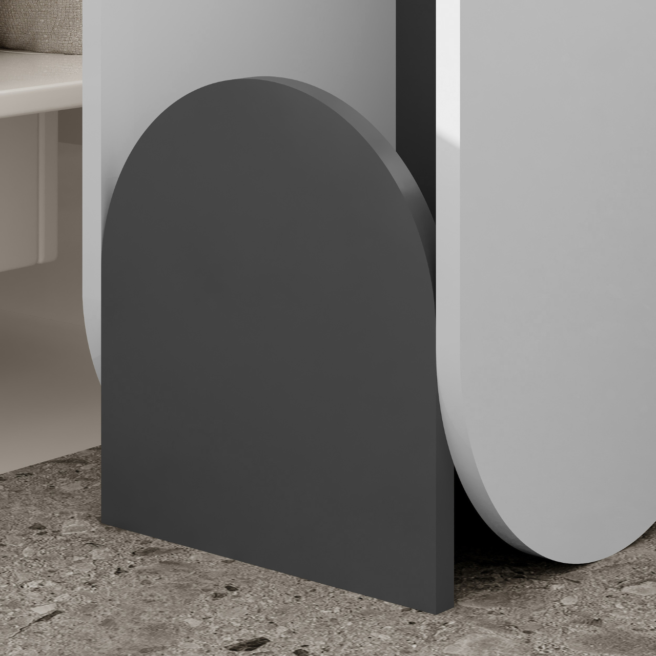 Nun Nightstand - White - 6
