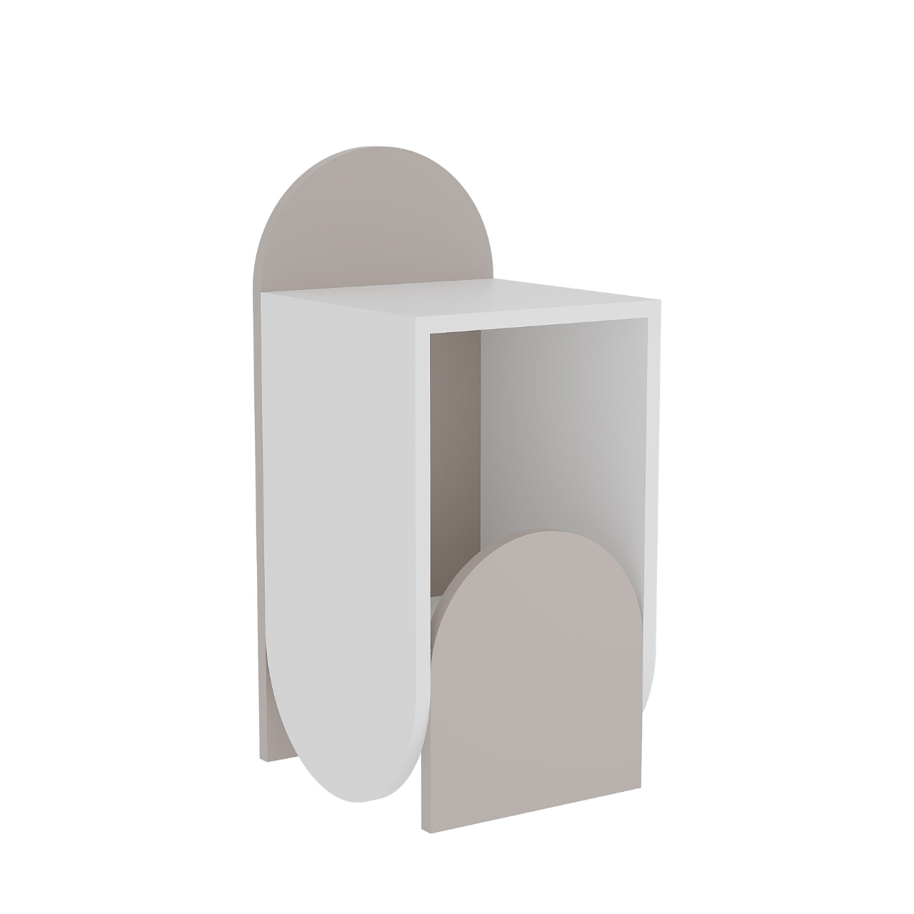 Nun Nightstand - Light Mocha - 2
