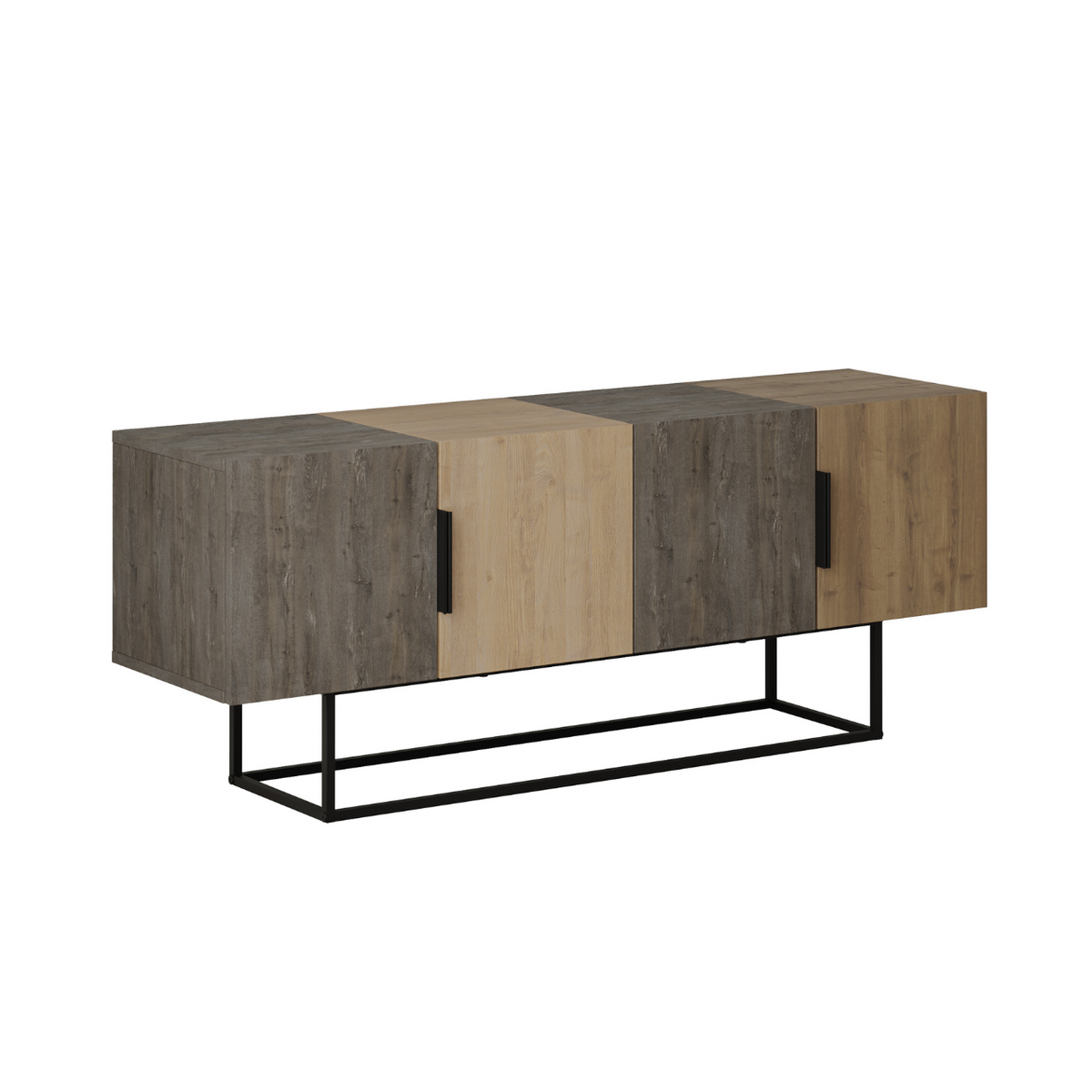 Tontini TV Stand - Oak Dark Coffee - 2