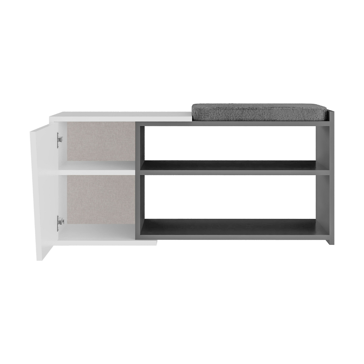 Fiona Shoe Bench - Anthracide White - 3