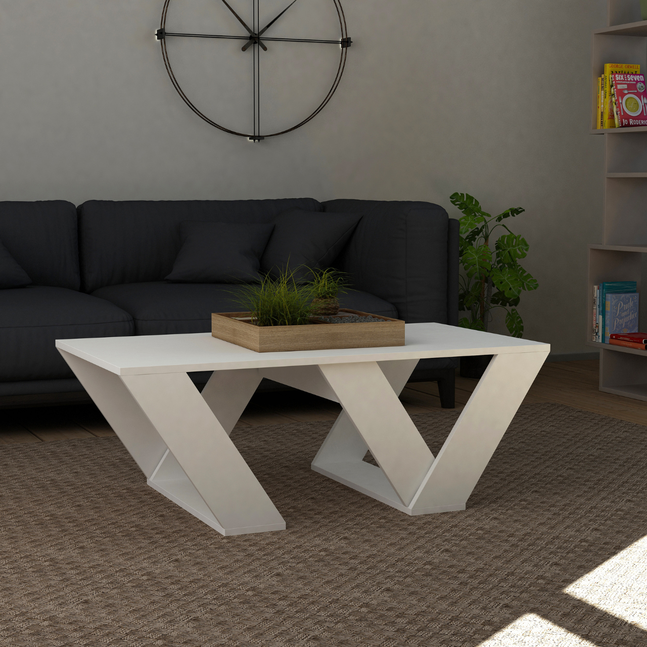 Pipra Coffee Table - White - 7