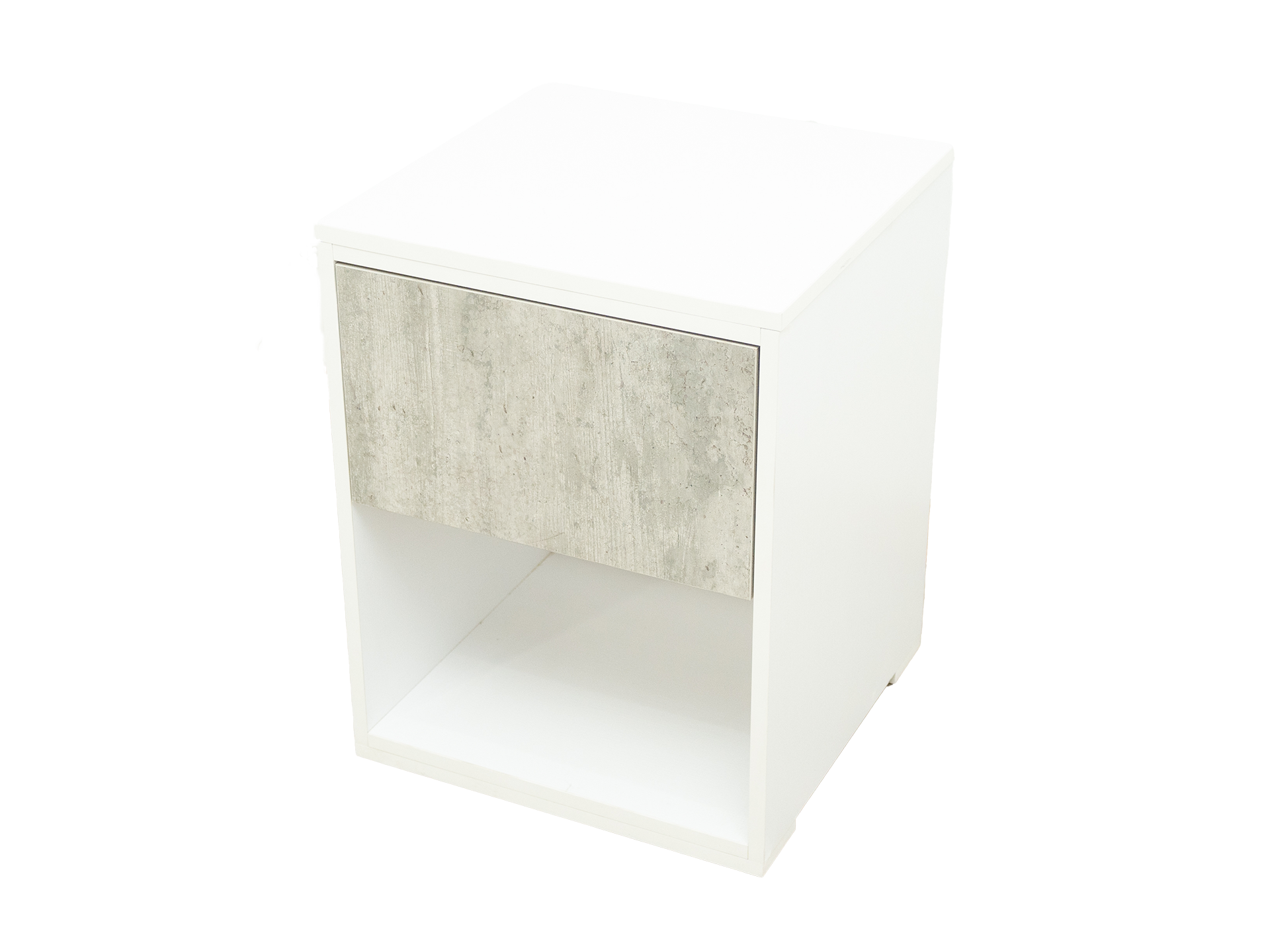 Neil Nightstand - Grey White - 4