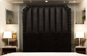 Henry Headboard - Buffalo Brown Studded