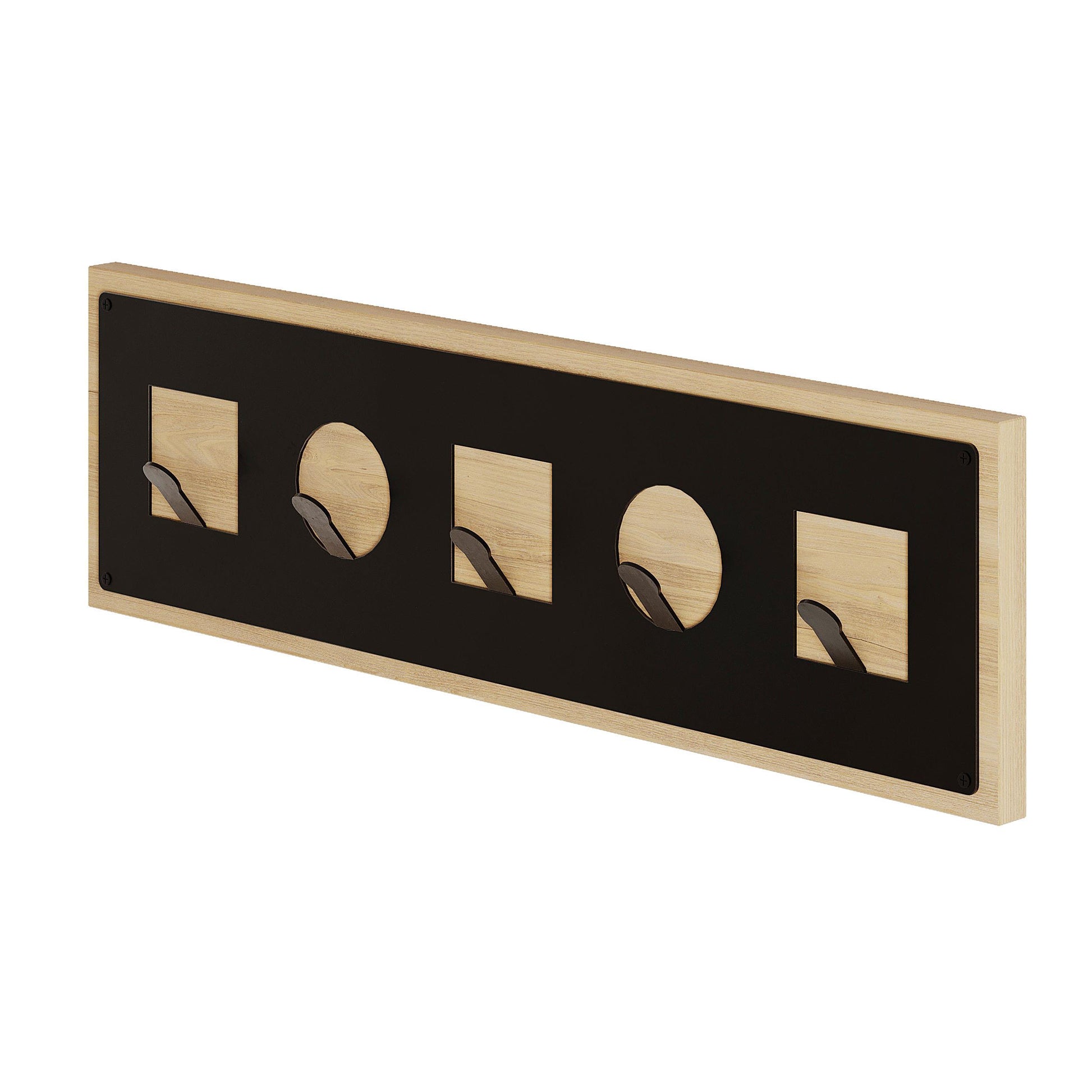 Icon Coat Hanger - Brown Oak - 2
