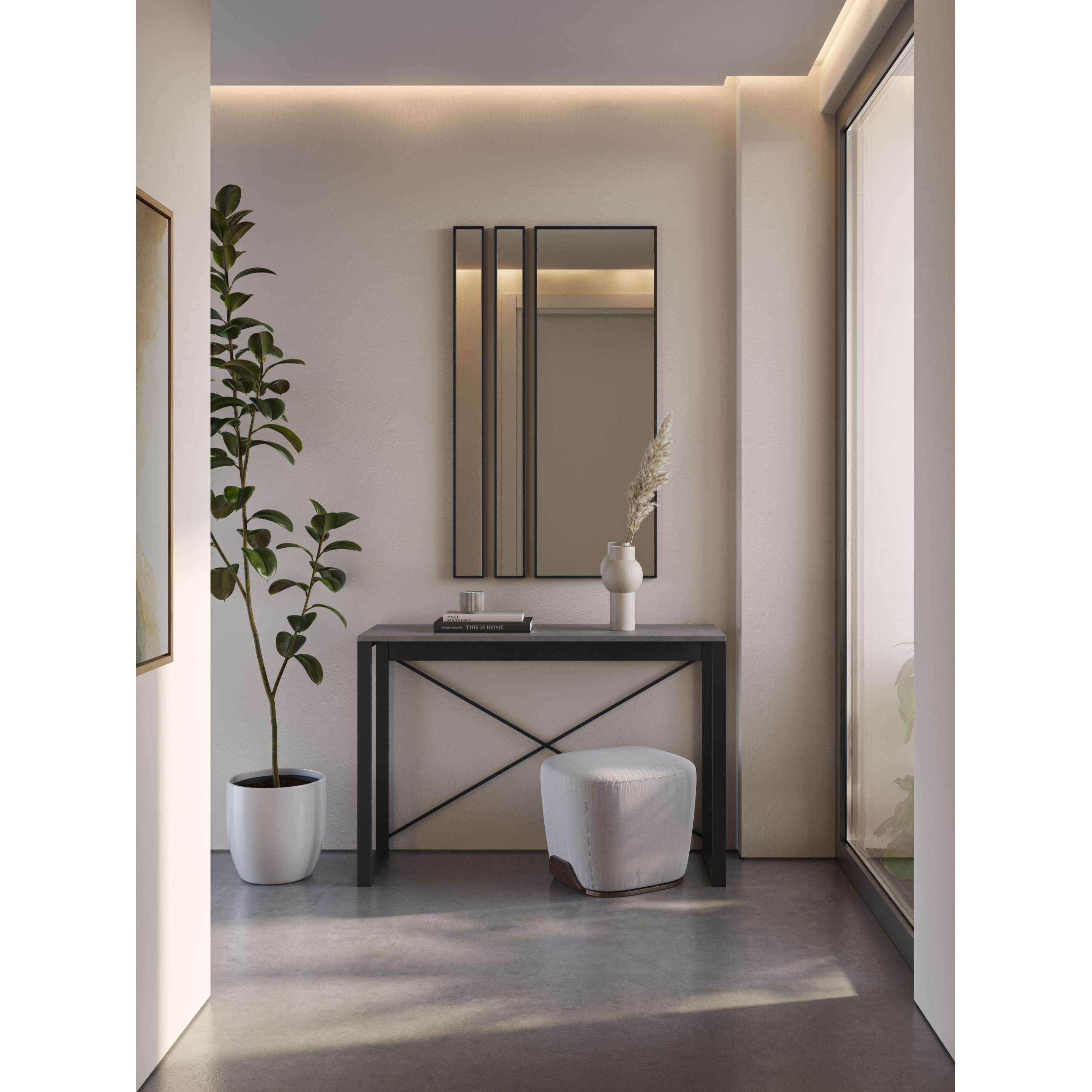 Archie Console Table - Retro Grey