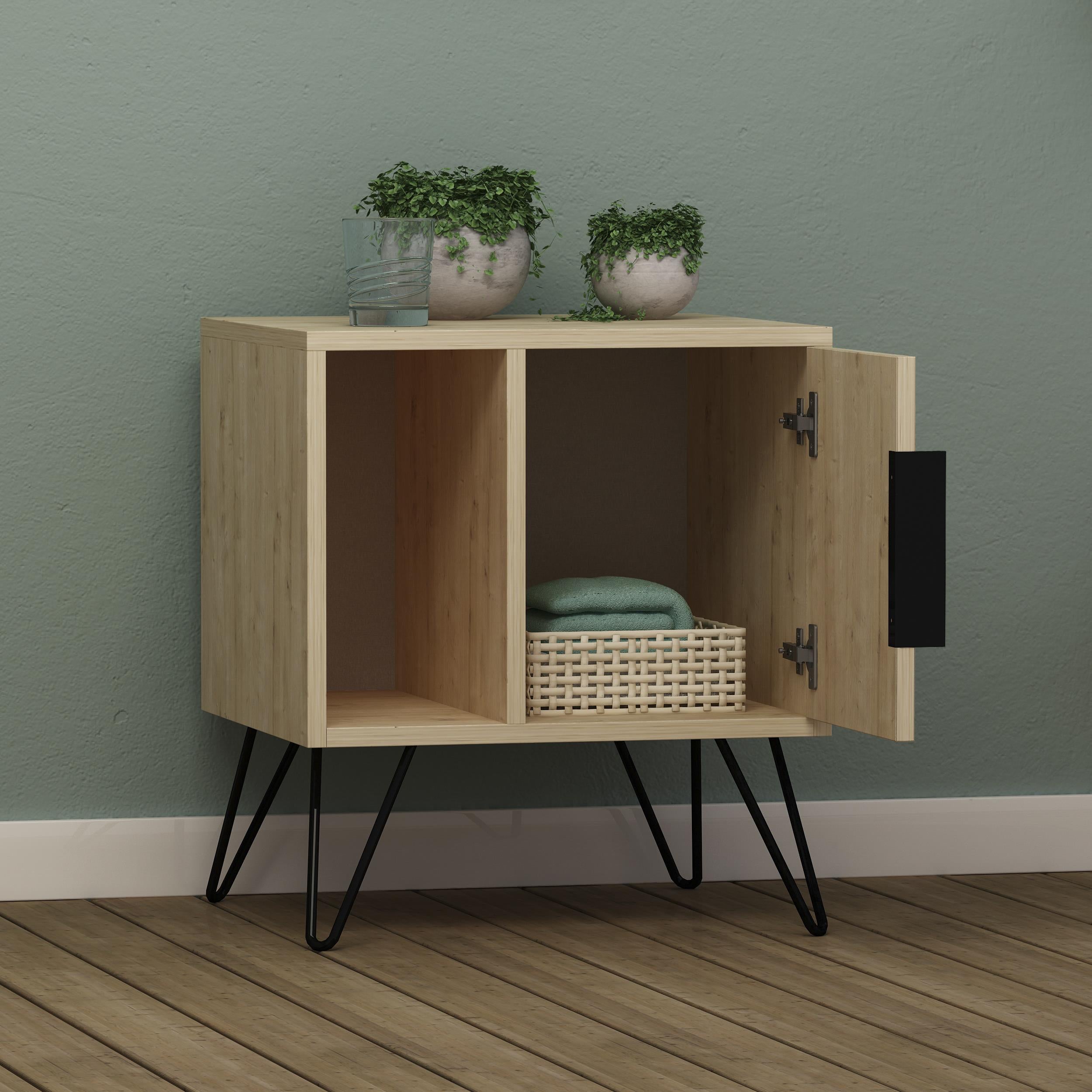 Glynn Nightstand - Oak - 10