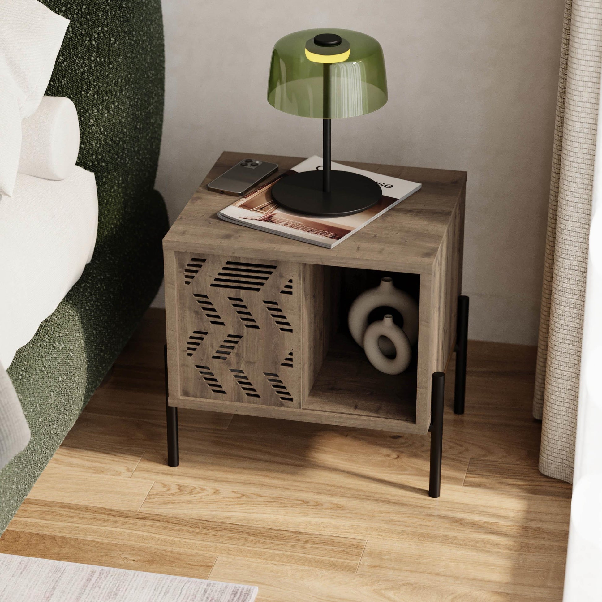 Dionysos Nightstand - Walnut - 8