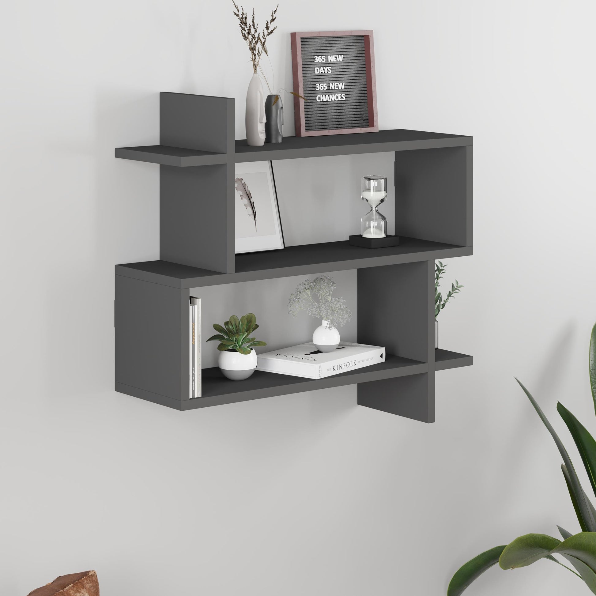 Parallel Wall Shelf - Anthracide - 5