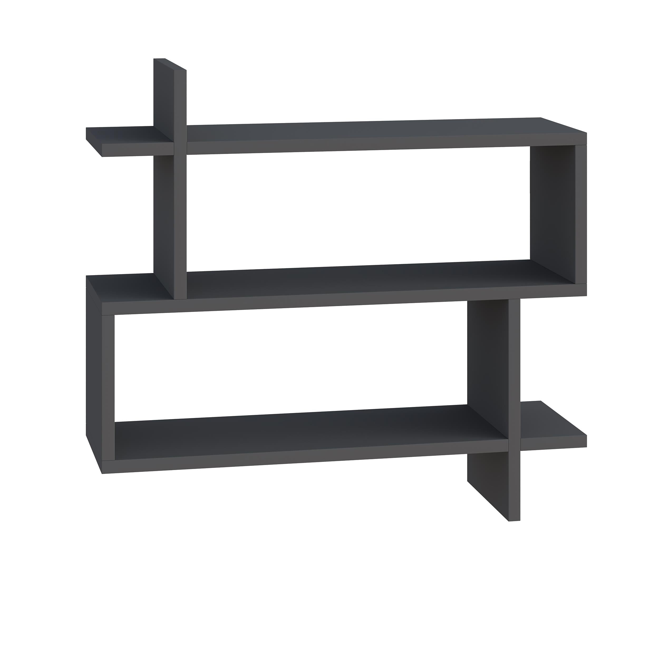 Parallel Wall Shelf - Anthracide - 2