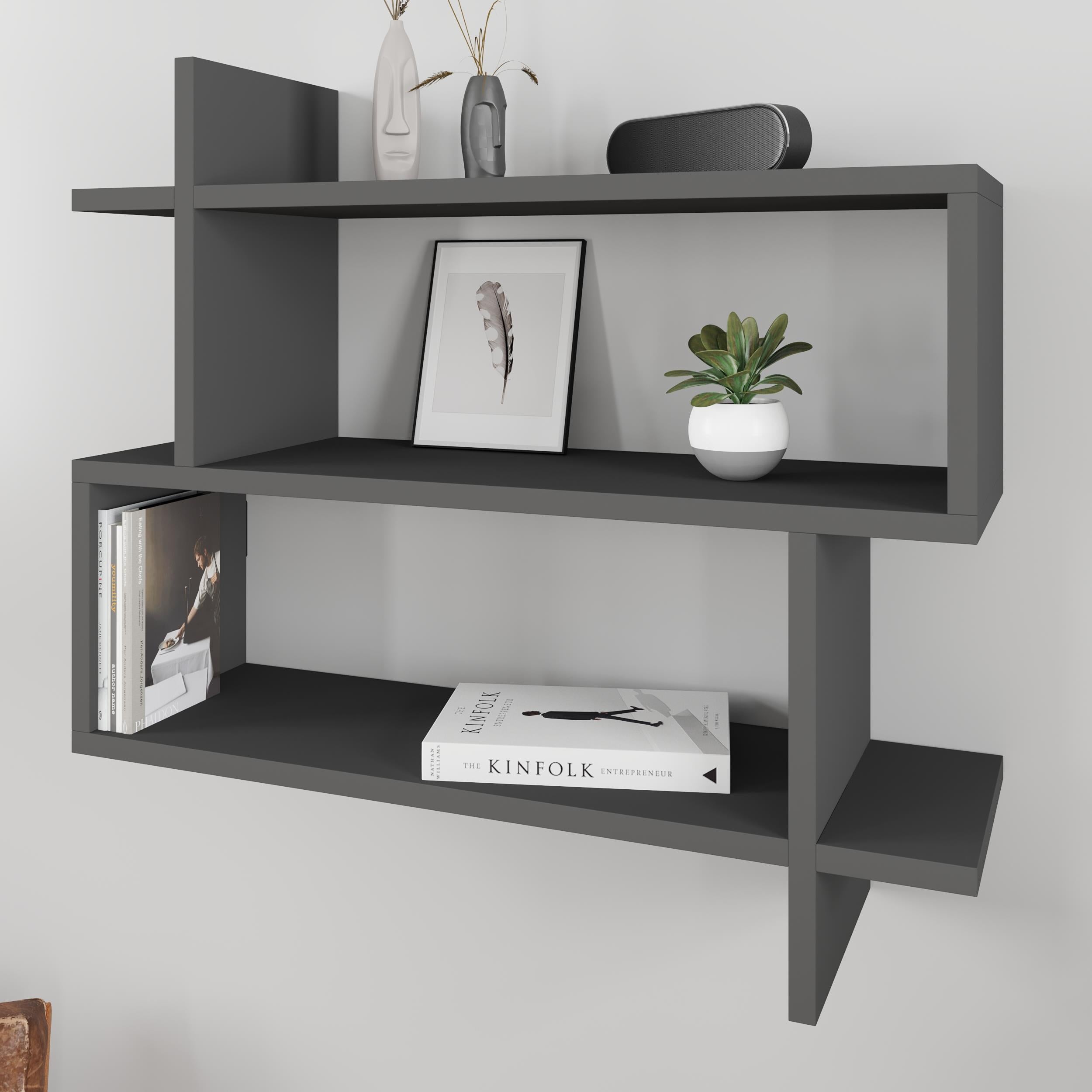 Parallel Wall Shelf - Anthracide