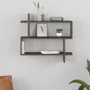 Parallel Wall Shelf - Dark Coffee
