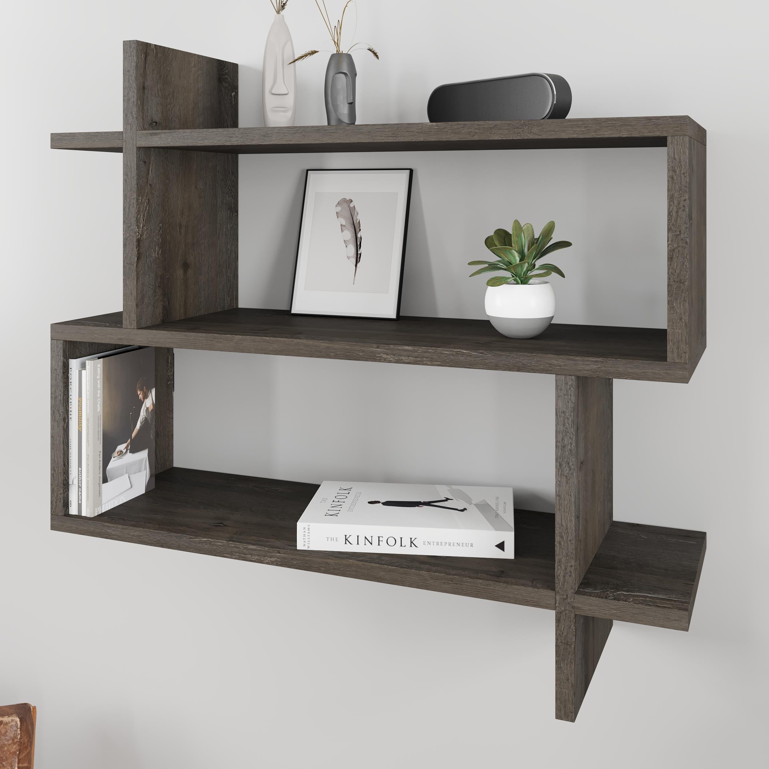 Parallel Wall Shelf - Dark Coffee - 5
