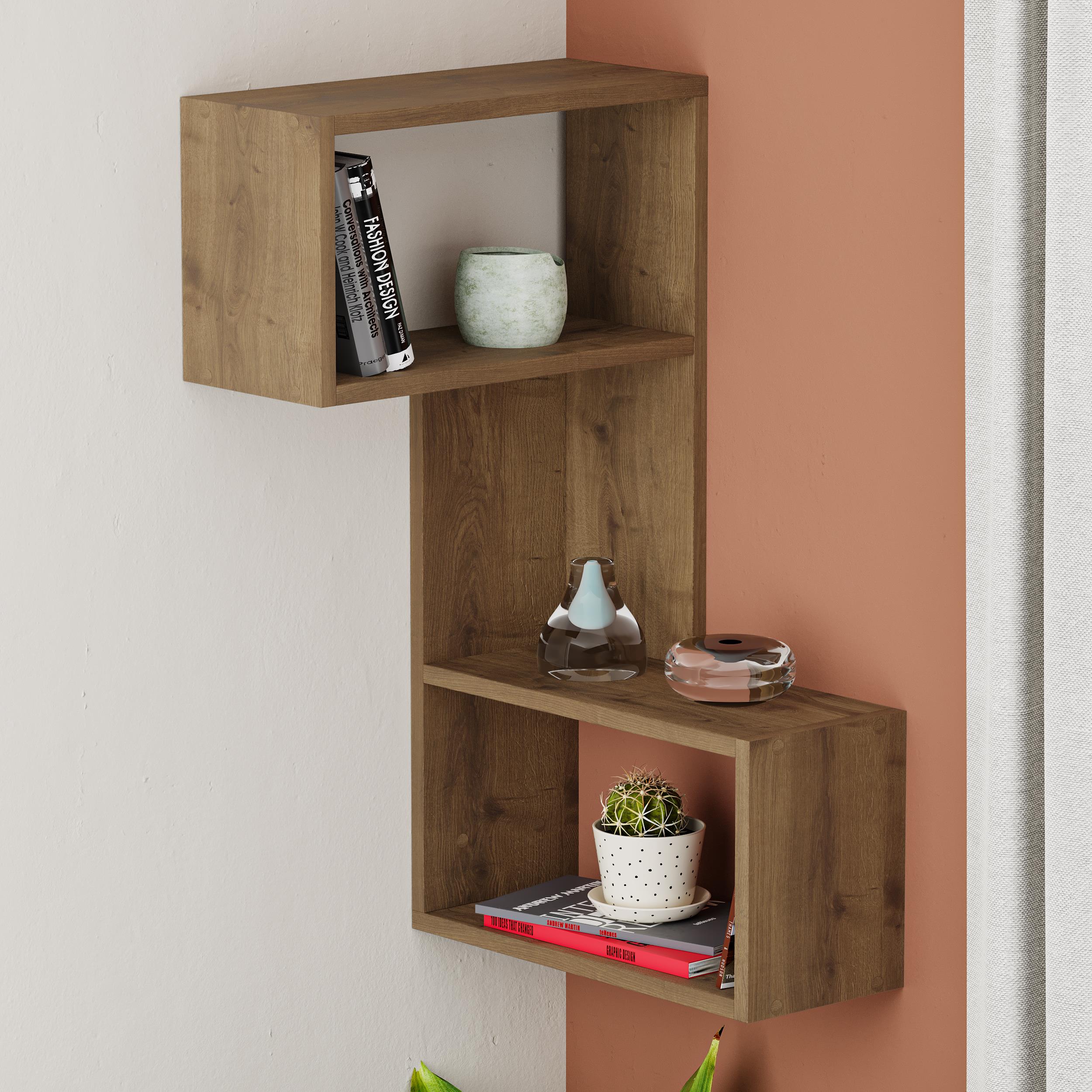 Part Corner Shelf - Walnut - 6
