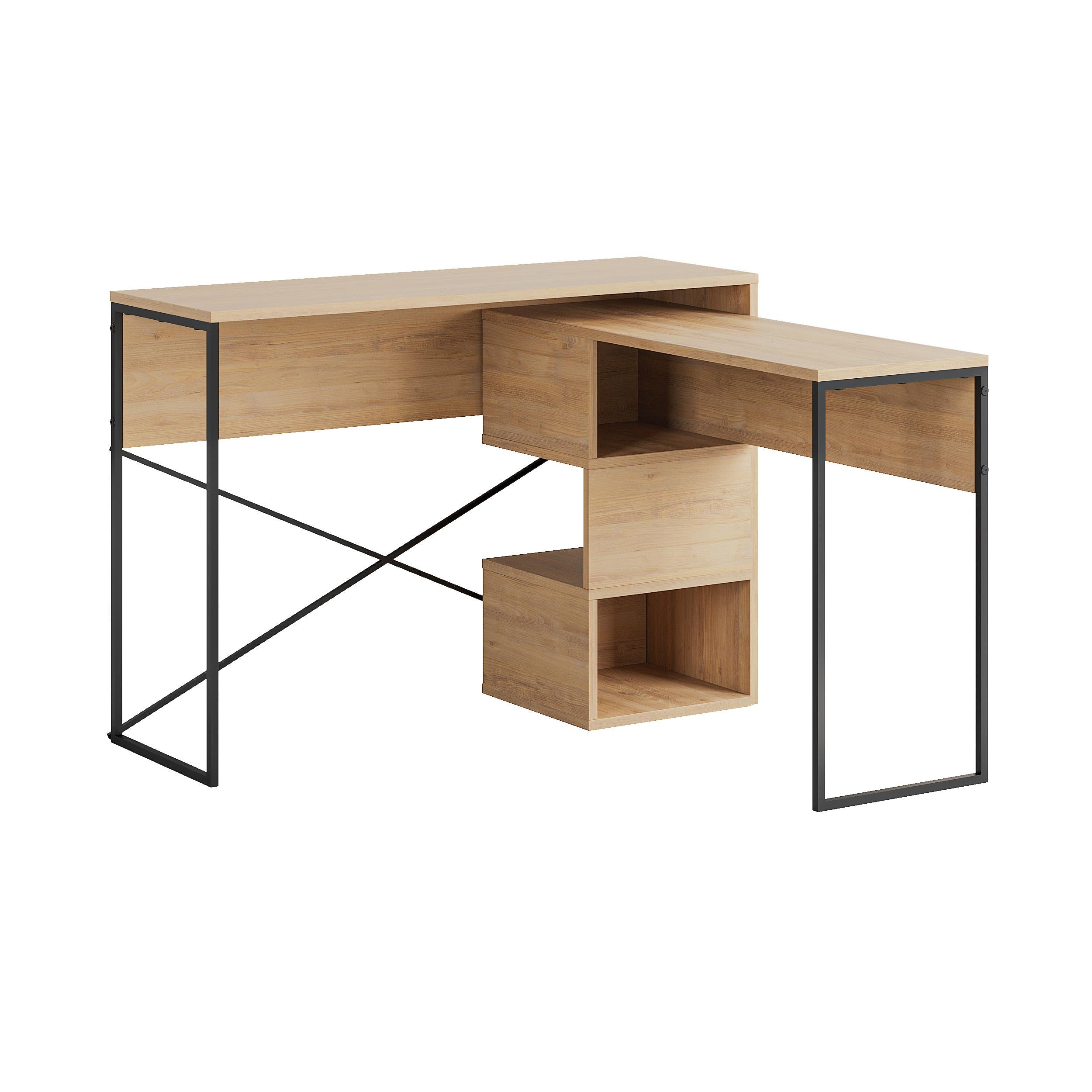 Badau Multi Purpose Office Desk - Oak - 2