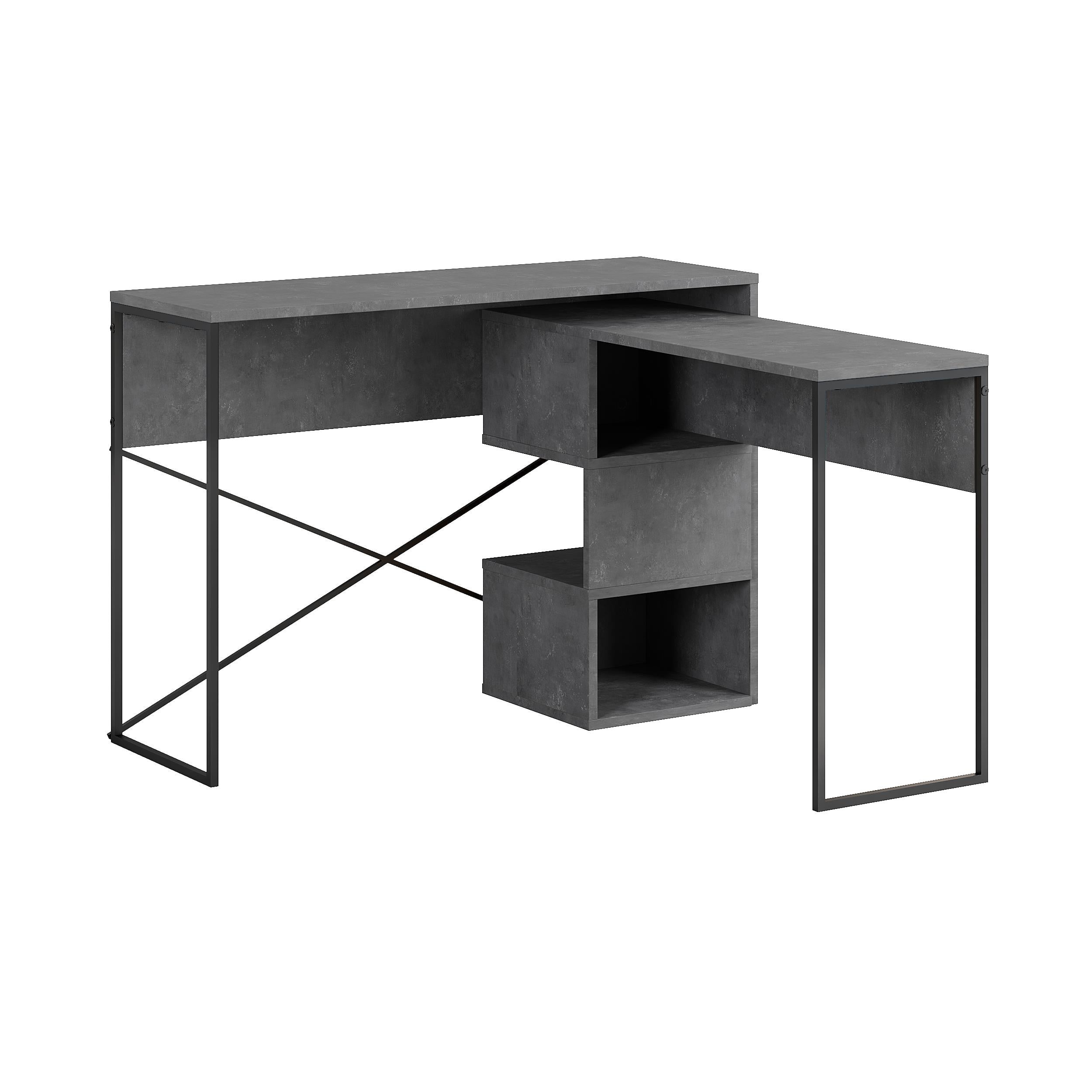 Badau Multi Purpose Office Desk - Retro Grey - 2