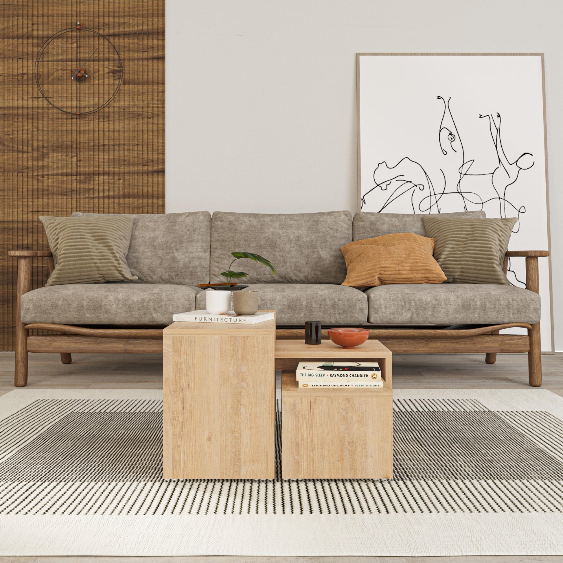 Kanta Coffee Table - Oak - Additional