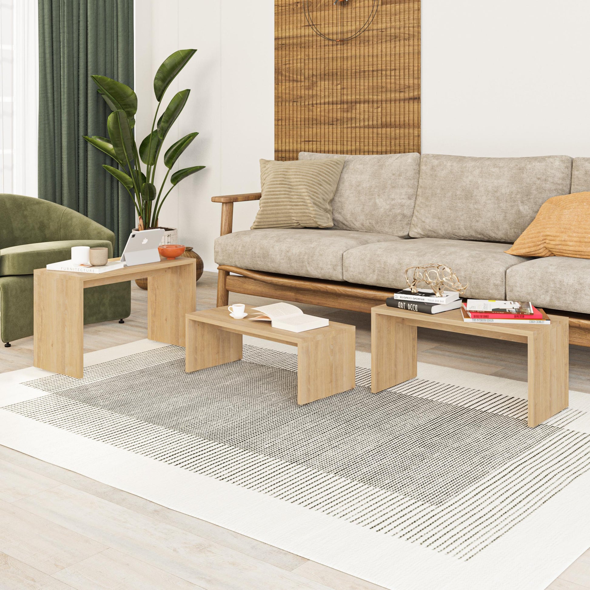 Kanta Coffee Table - Oak - Hero