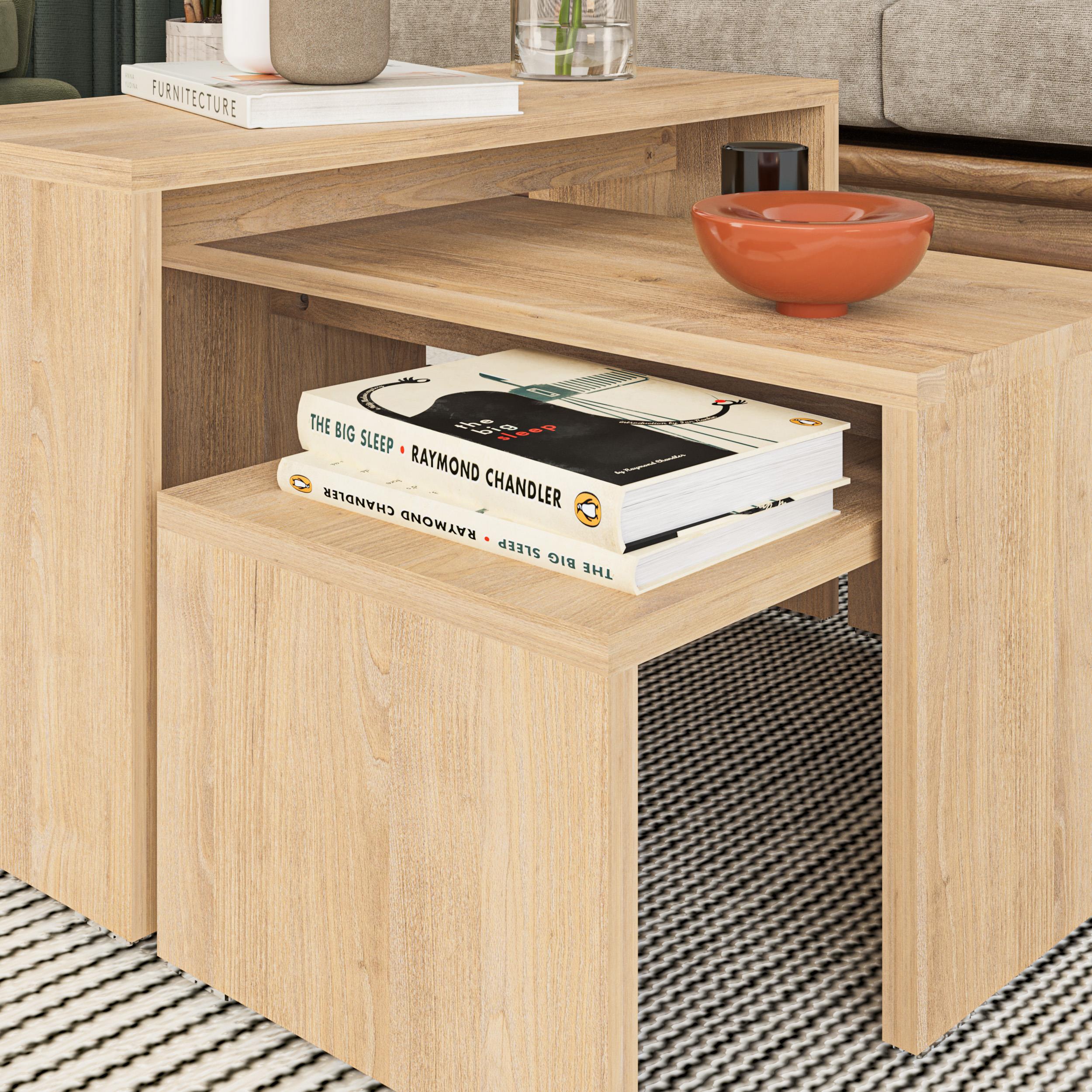 Kanta Coffee Table - Oak - Zoom