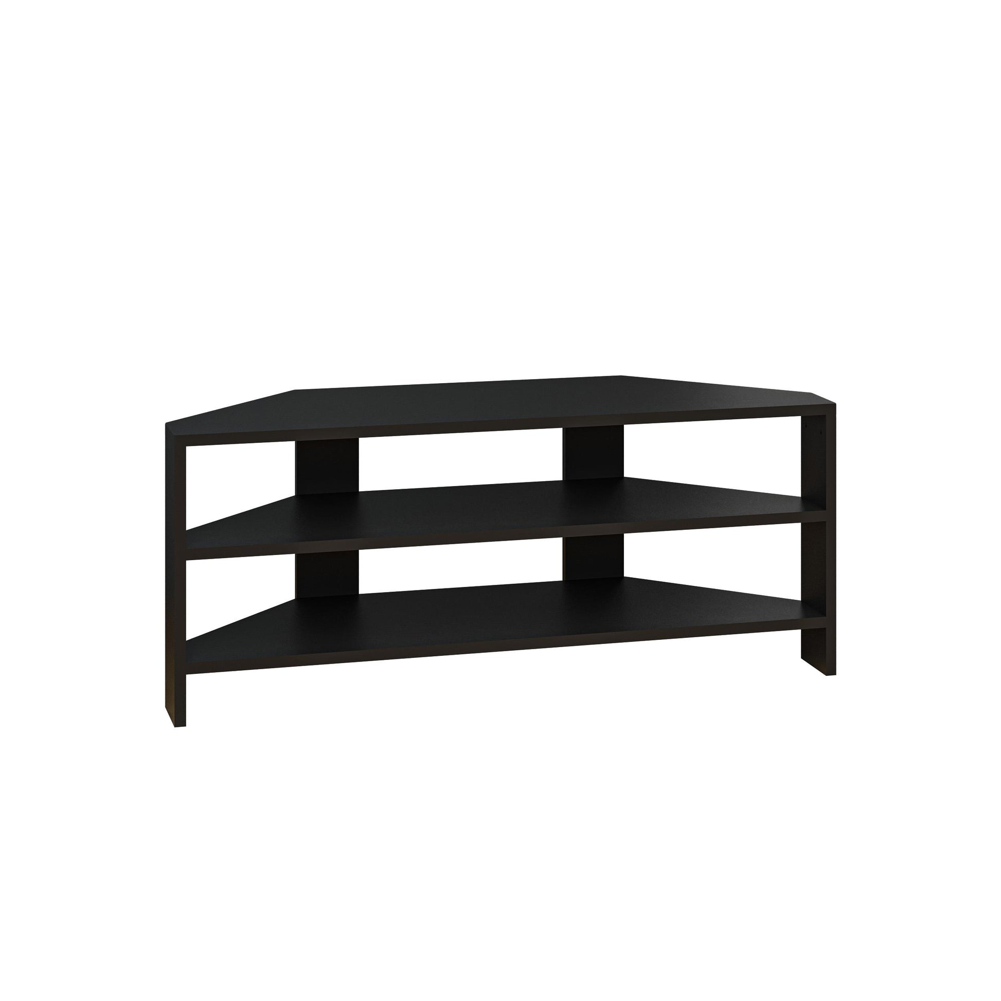Thales TV Unit - Black Wood - 2