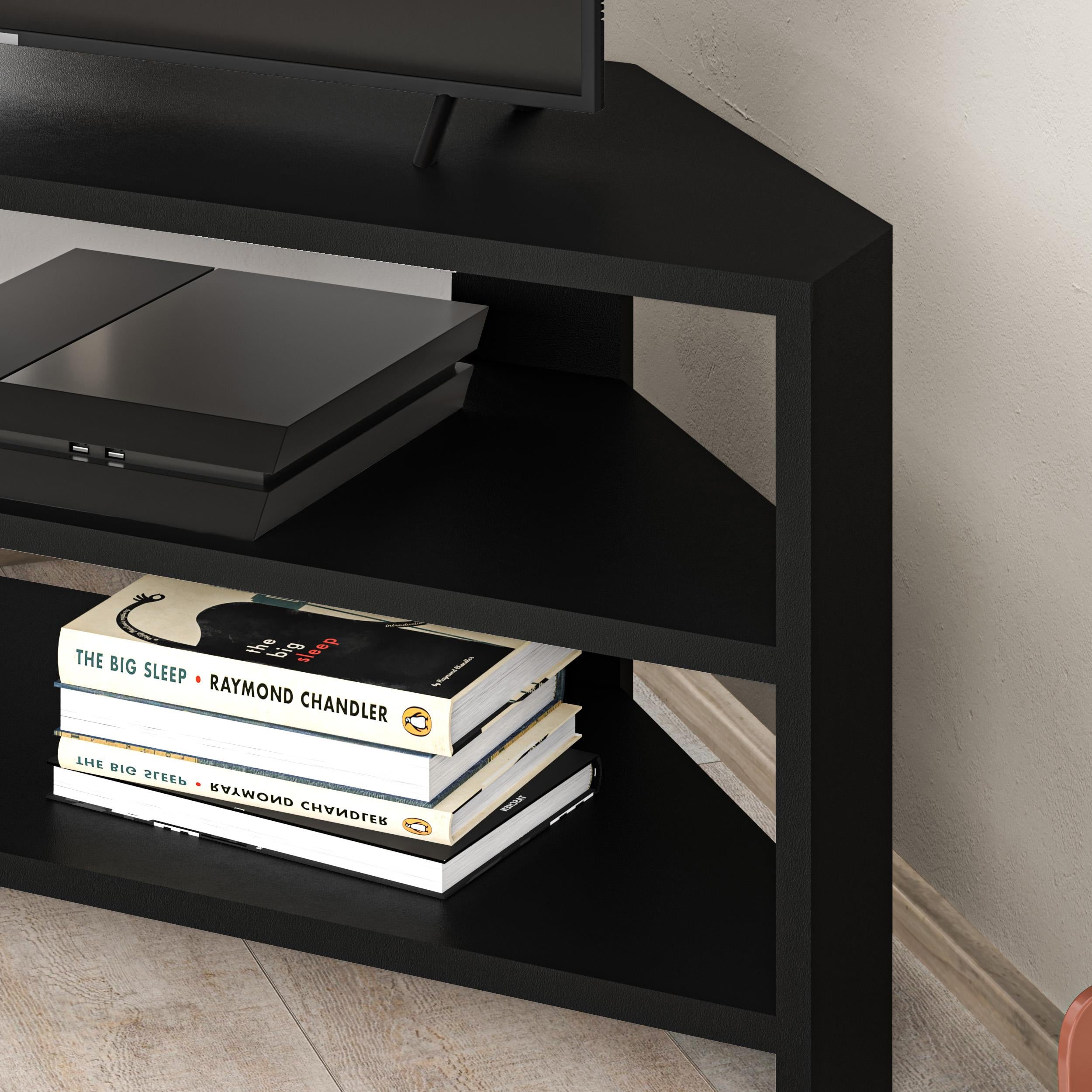 Thales TV Unit - Black Wood - 7