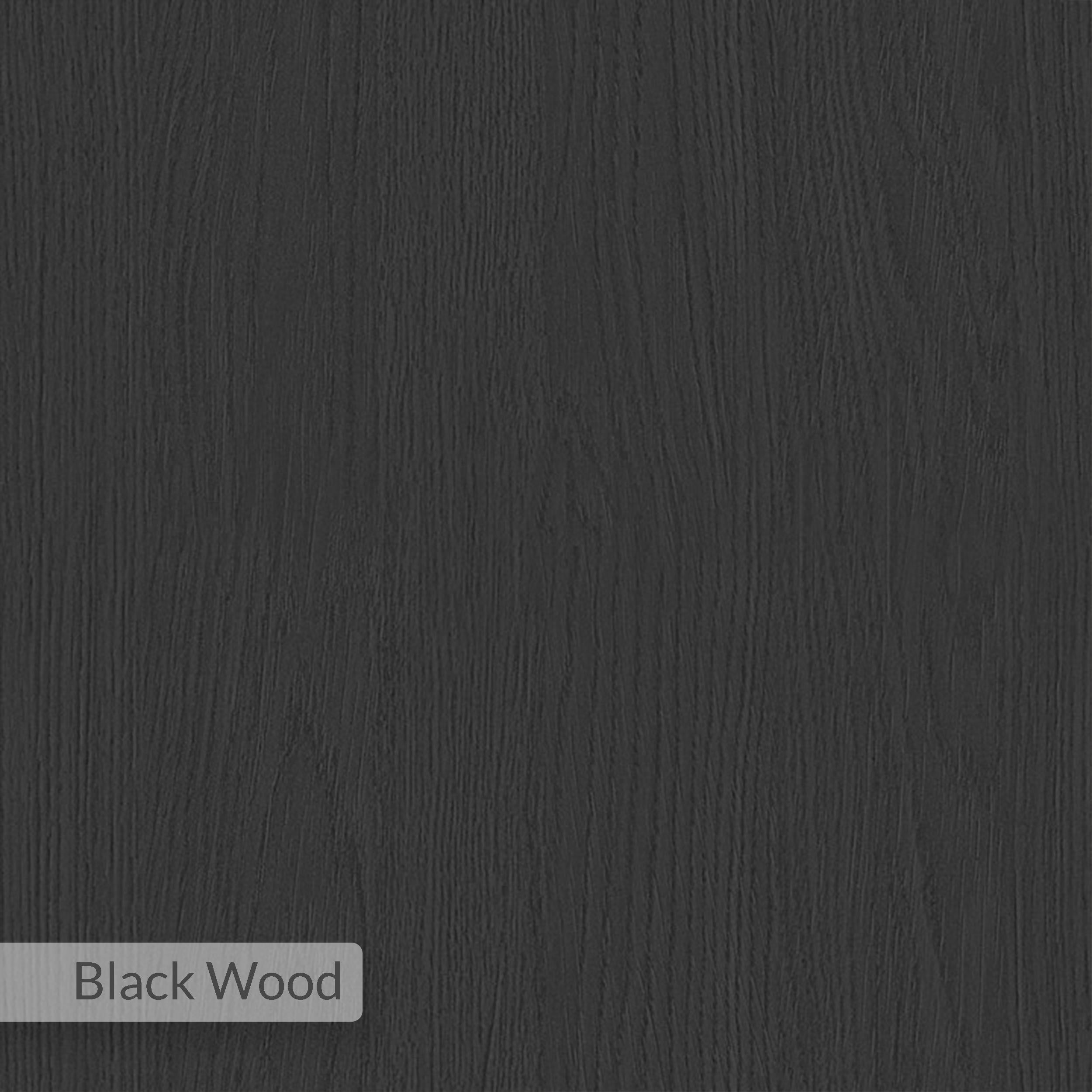 Thales TV Unit - Black Wood - 5