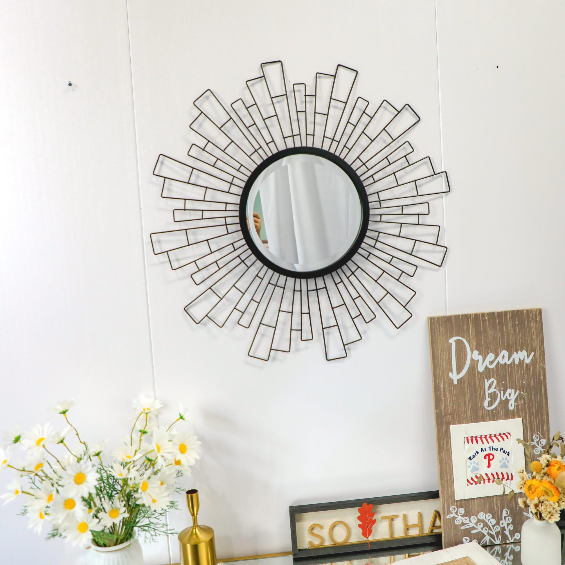 Venice Decor Mirror - Black