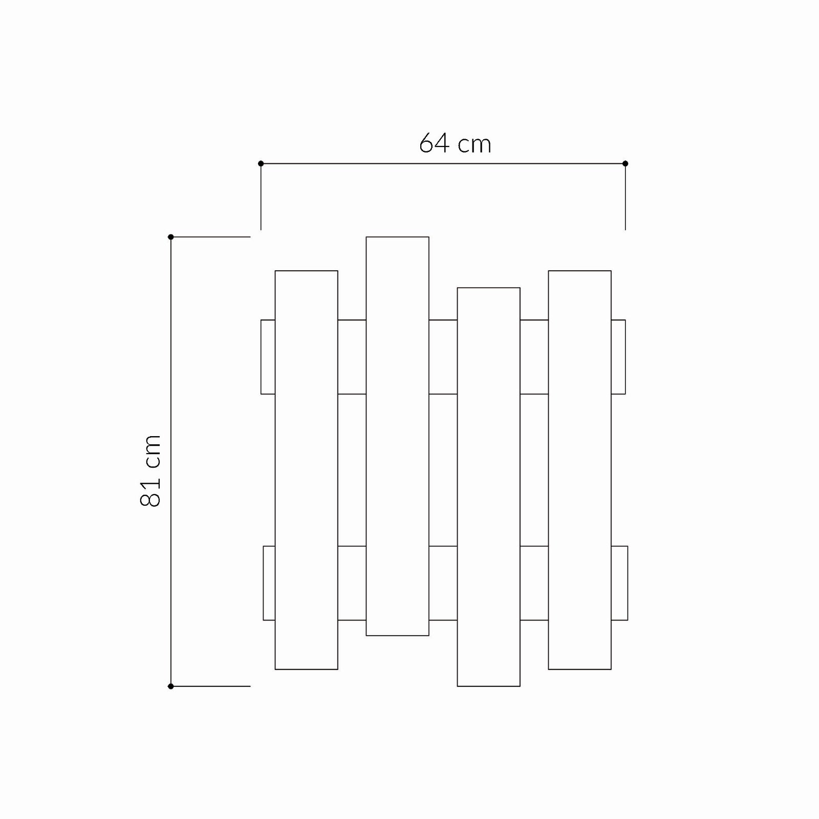Wave Coat and Hat Rack - Anthracide - 3