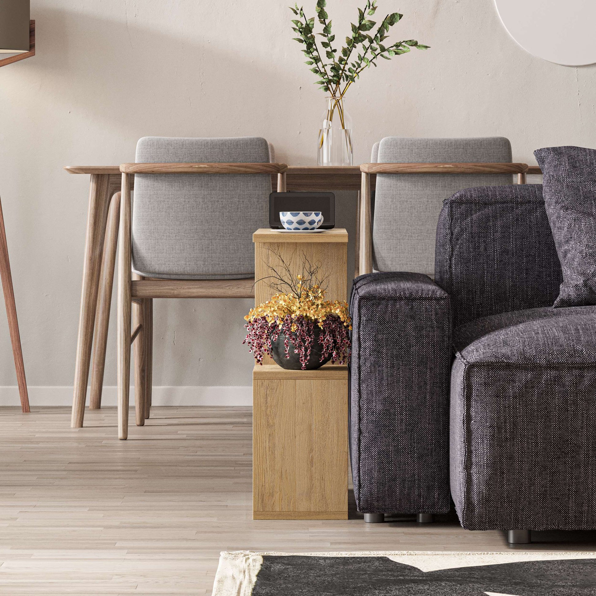 Homemania Side Table - Oak - 6