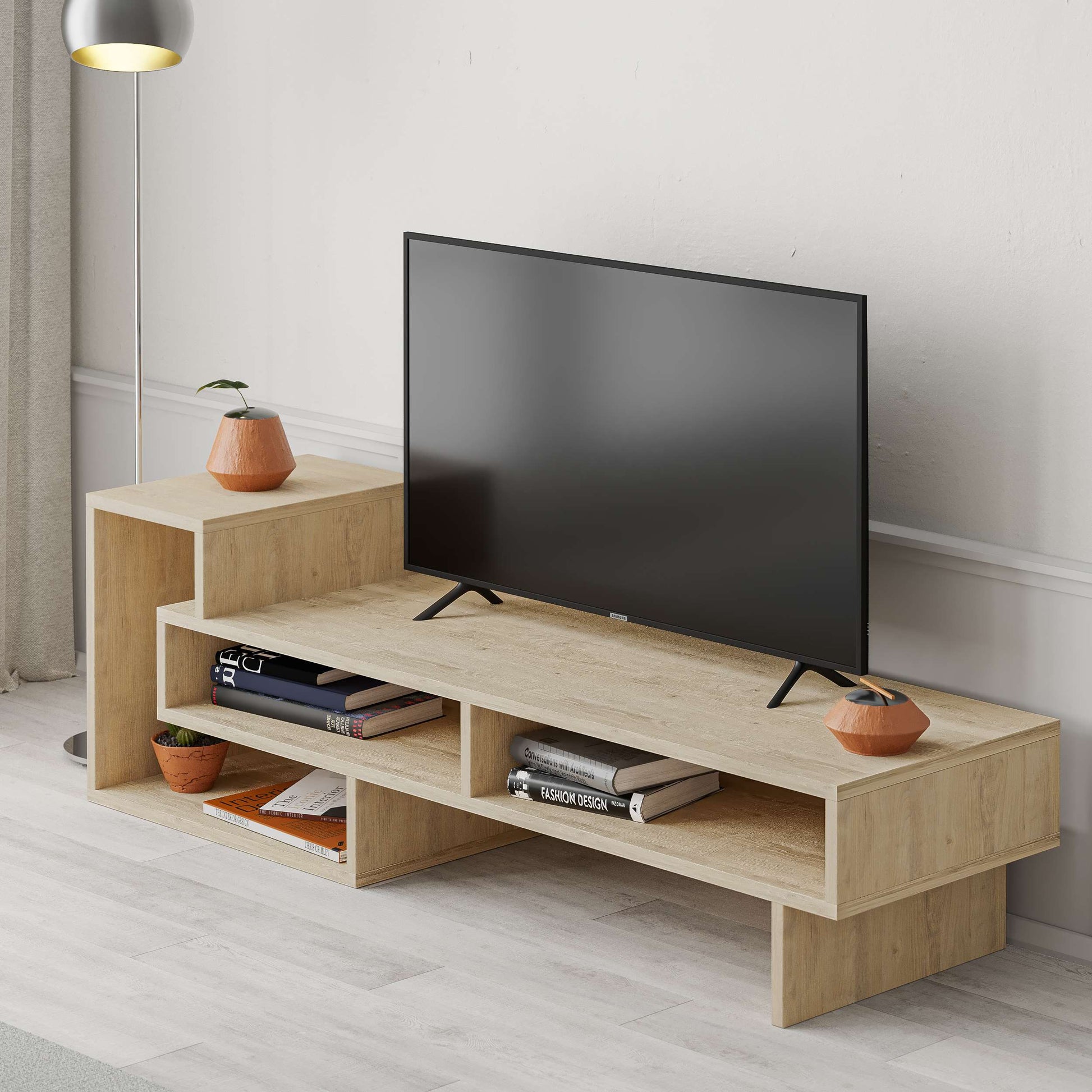 Tetra TV Stand - Oak