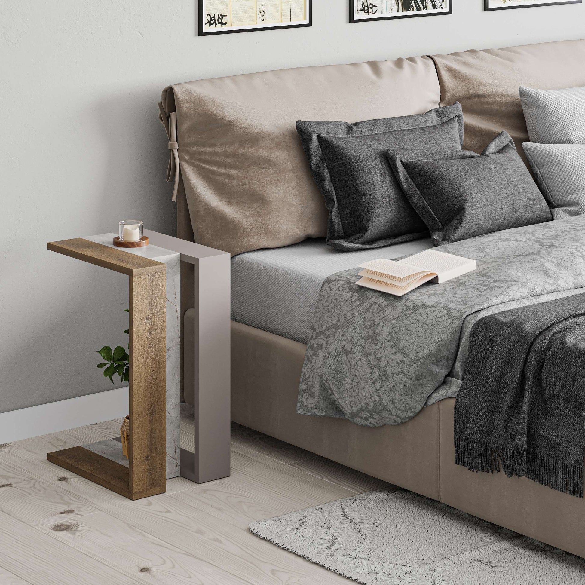 Muju Side Table - Walnut Mocha - 4