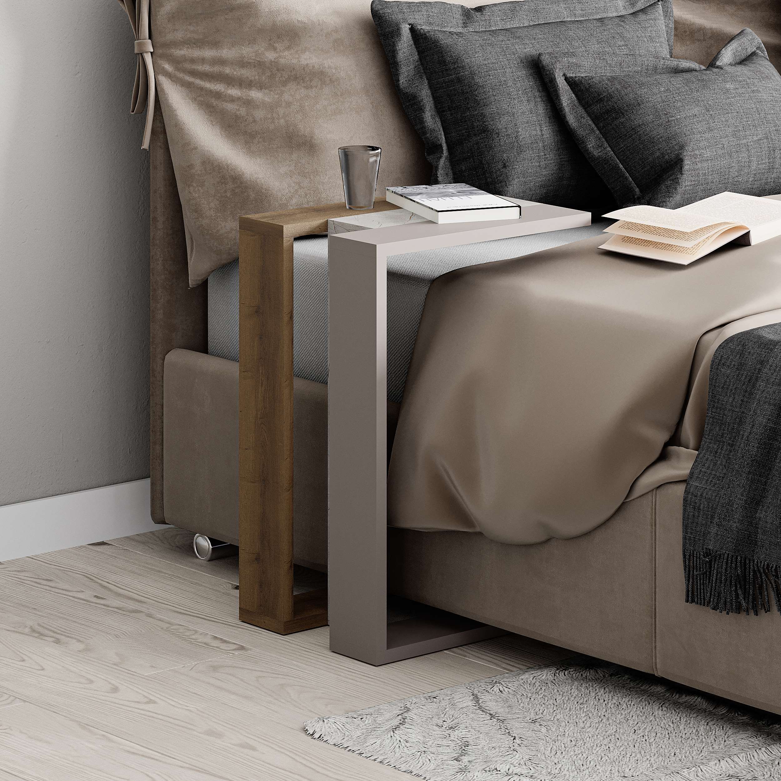 Muju Side Table - Walnut Mocha - 5