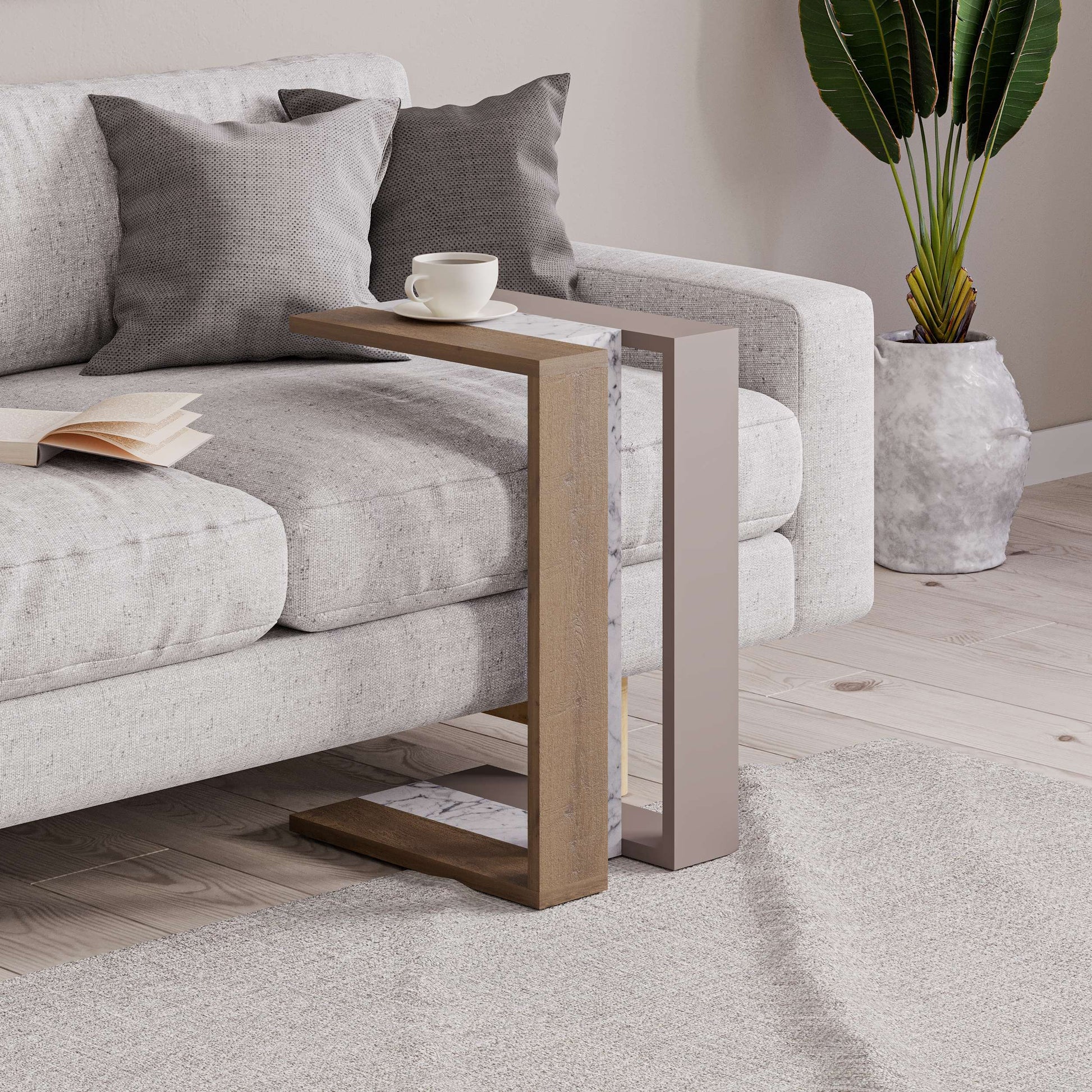 Muju Side Table - Walnut Mocha