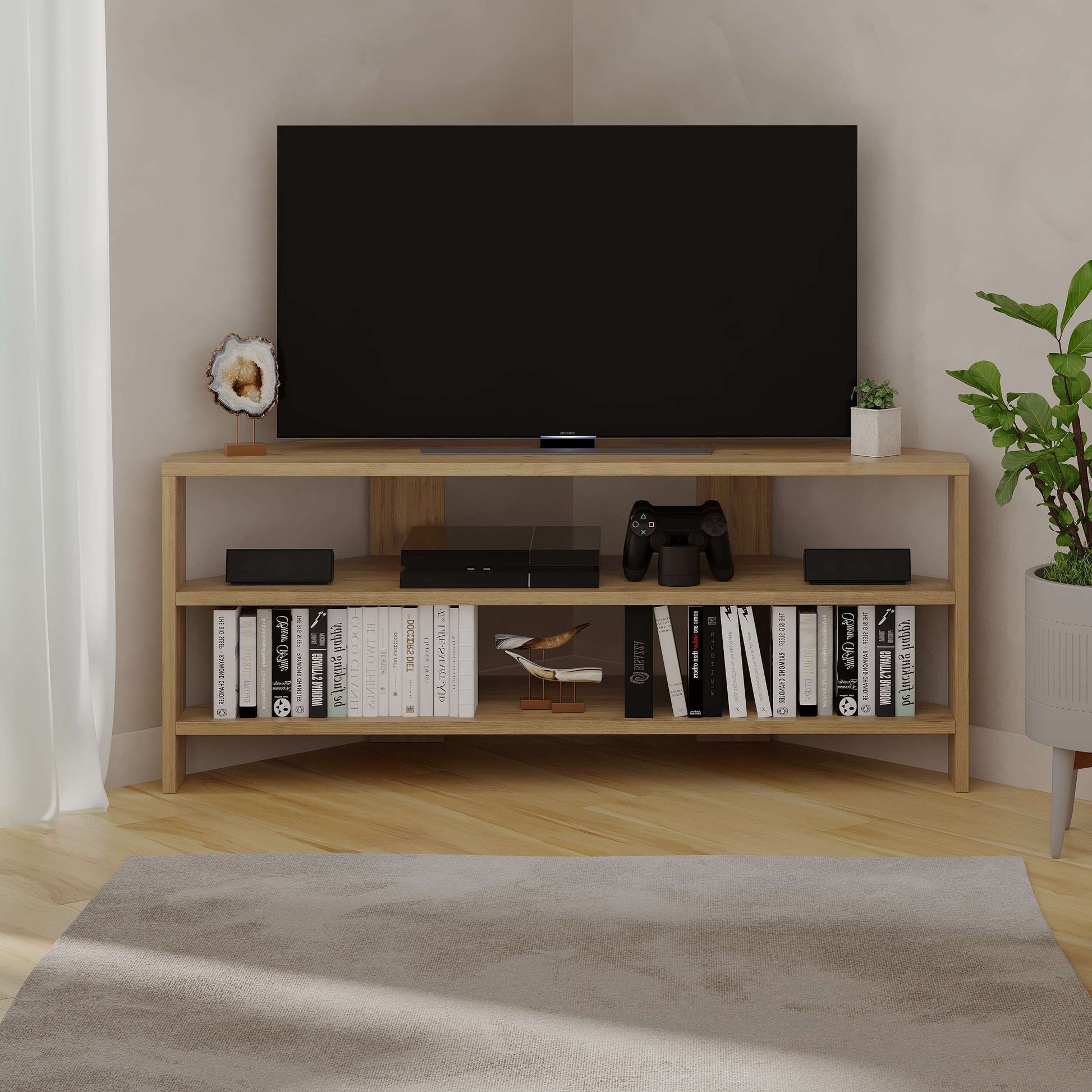 Thales TV Unit - Oak - 3