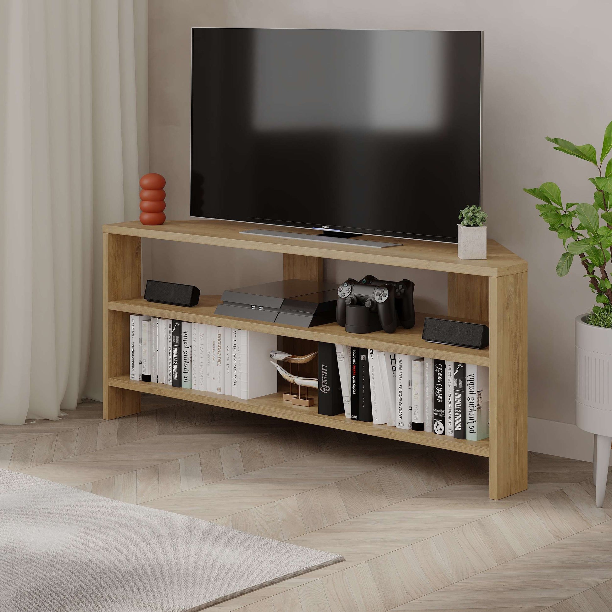 Thales TV Unit - Oak - 5