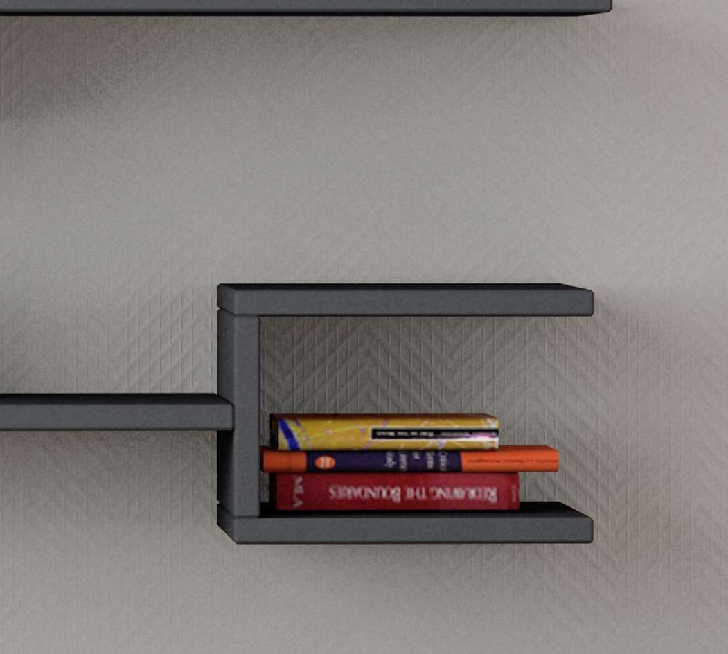 Fork Wall Shelf - Anthracide - 2